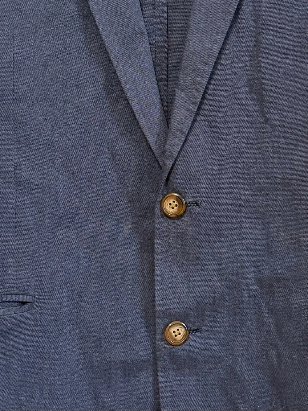 J. Crew Ludlow Unstructured Suit Jacket Blazerin Stretch Cotton Men's 42R Navy